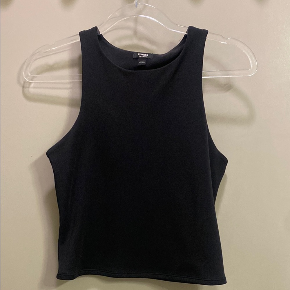 Express Sleek Black Tank Top